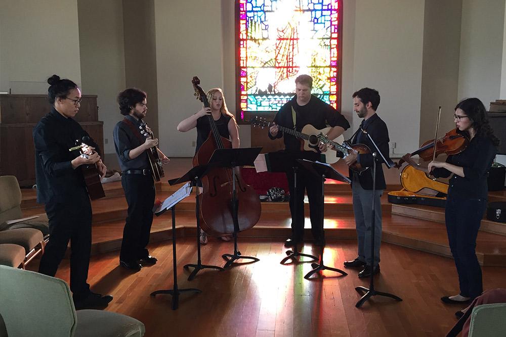 Performers in the Good Shepherd Chapel